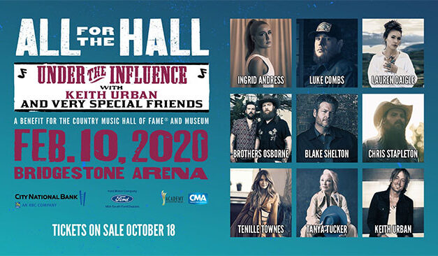 Keith Urban unveils All For The Hall 2020 lineup