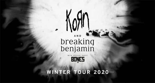 Korn & Breaking Benjamin 2020 North American Tour