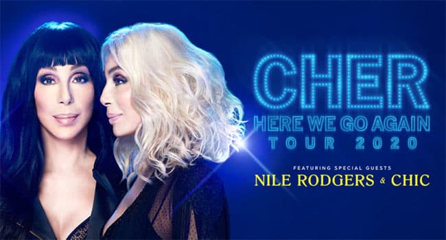 Cher announces 2020 Here We Go Again Tour dates