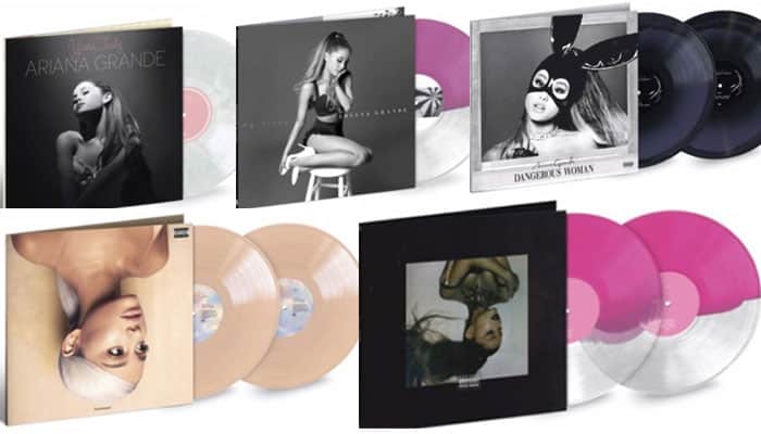 Ariana Grande Thank U, Next Limited Edition 2XLP Vinyl Clear & Pink Split -  MX