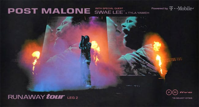 Post Malone 2020 Tour