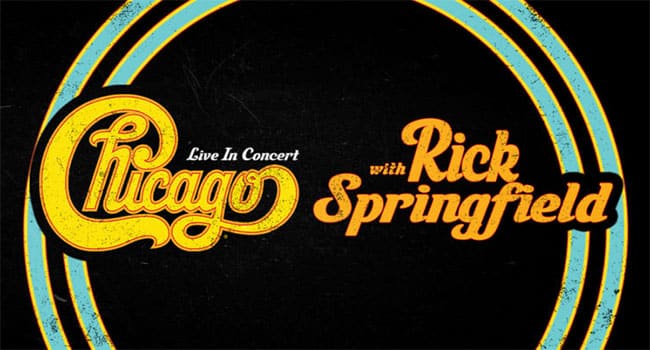 Chicago & Rick Springfield 2020 Tour