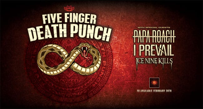 Five Finger Death Punch 2020 Tour