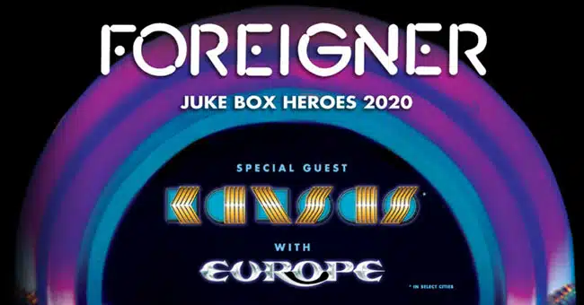 Foreigner, Kansas, Europe launching Juke Box Heroes 2020 Tour