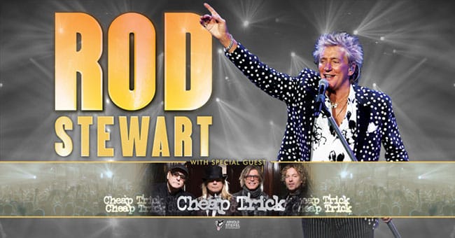 Rod Stewart announces 2020 North American tour with Cheap Trick