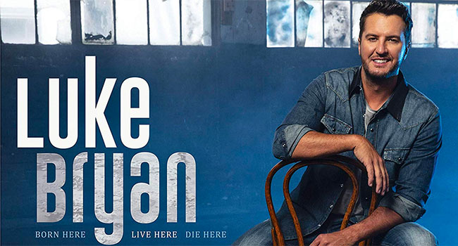 Luke Bryan scores sixth consecutive No 1 album