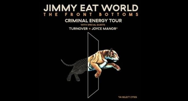 Jimmy Eat World announces Criminal Energy Tour