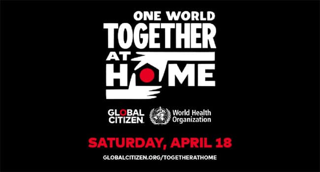 Global Citizen, WHO announce ‘One World: Together at Home’ livestream