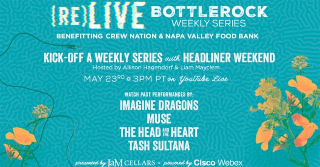 BottleRock Napa Valley announces virtual series