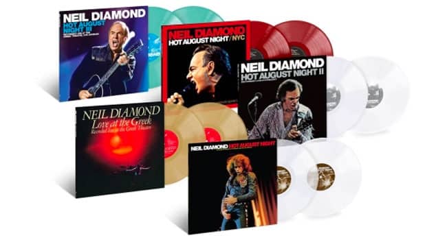 Neil Diamond releasing all ‘Hot August Night’ albums on 2 LP