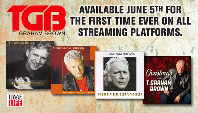 T Graham Brown, Time Life partner for digital catalog reissues; new album