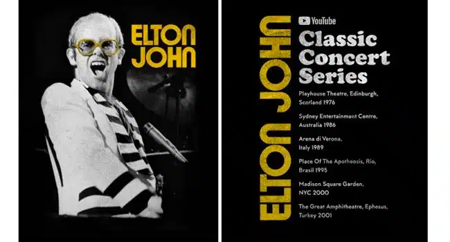 Elton John launches digital classic concert series