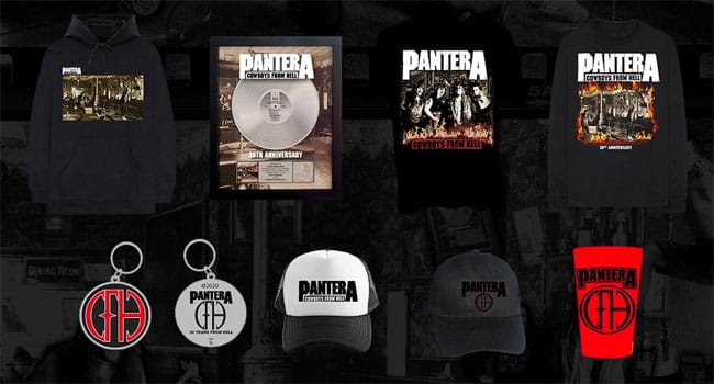 Pantera launches new Cowboys From Hell Collection