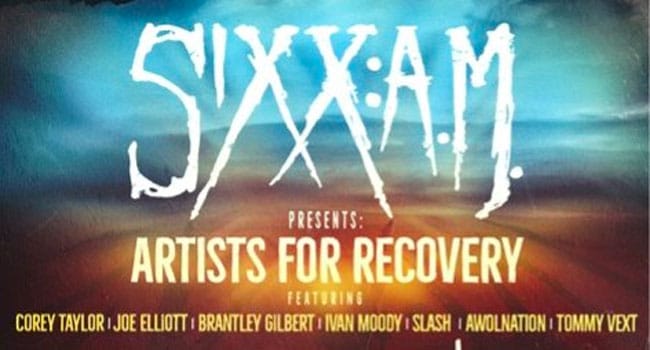 SIXX:A.M. Presents: Artists For Recovery