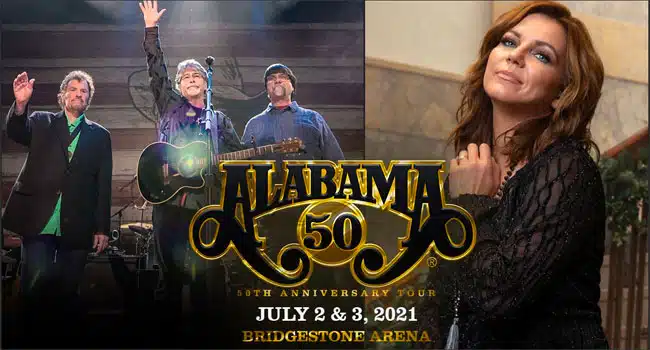 Alabama enlists Martina McBride for 50th Anniversary Tour concerts in Nashville