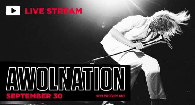 AWOLNATION announces Wiltern livestream