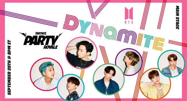 Fortnite premiering BTS ‘Dynamite’ choreography music video