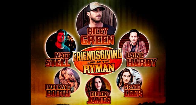 The Ryman announces Friendsgiving livestream