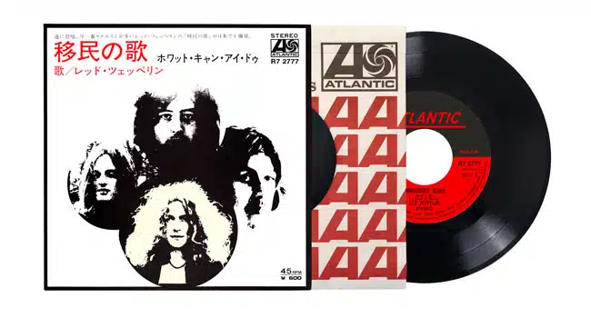 Led Zeppelin announces ‘Immigrant Song’ Japanese 7-inch single reissue