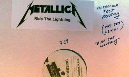 Metallica ‘Ride the Lightning’ test pressing fetches $5k