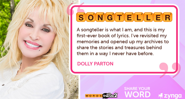 Dolly Parton Words with Friends