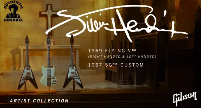 Gibson honors Jimi Hendrix with two Custom Shop guitars