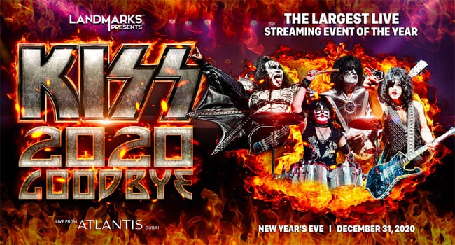 KISS says goodbye to 2020 with many, many explosions (and killer music)