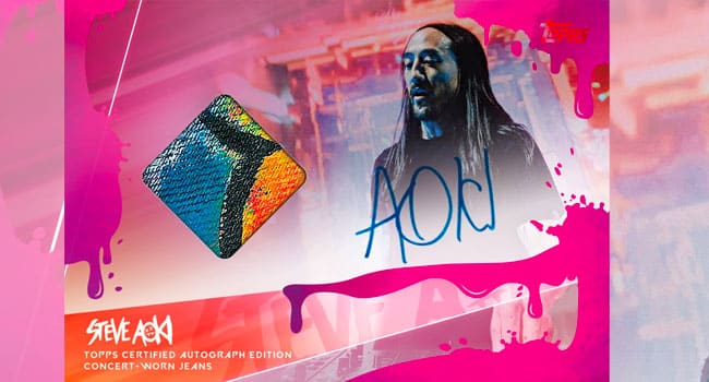Steve Aoki designs limited edition Topps card sets