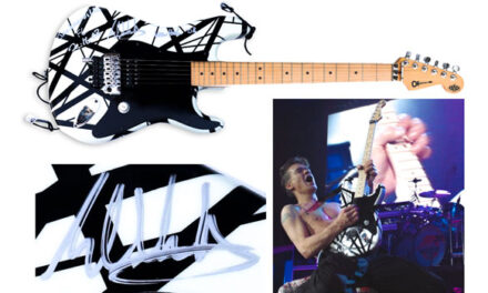 Another Eddie Van Halen designed guitar to be auctioned