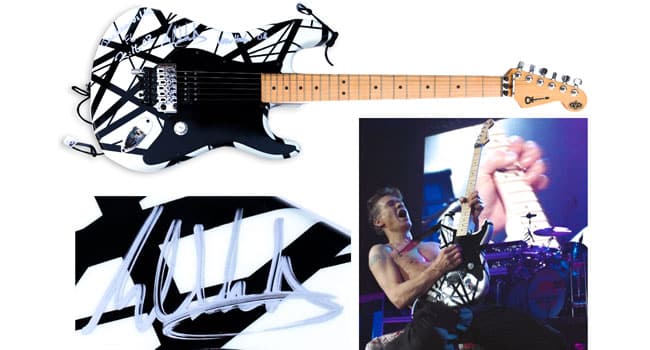 Another Eddie Van Halen designed guitar to be auctioned
