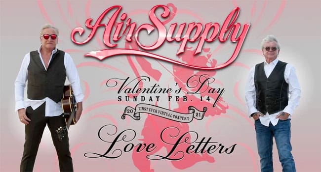 Air Supply announces Valentine’s Day livestream