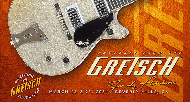 Gretsch opens rich archives for charity auction