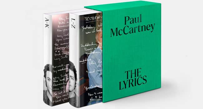 Paul McCartney preps lyrics book