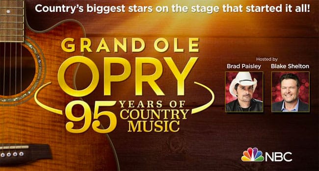 Additional stars added to Grand Ole Opry 90th anniversary NBC special