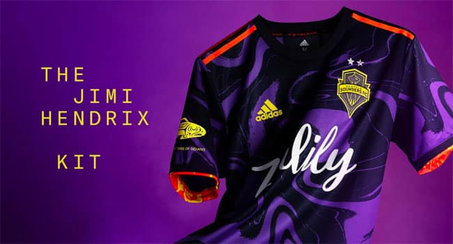 Sounders FC honor Jimi Hendrix with new jersey