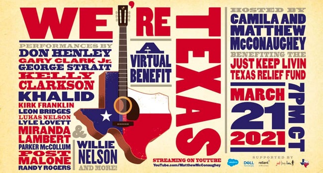 We're Texas Virtual Benefit Concert