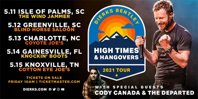 Dierks Bentley announces club tour