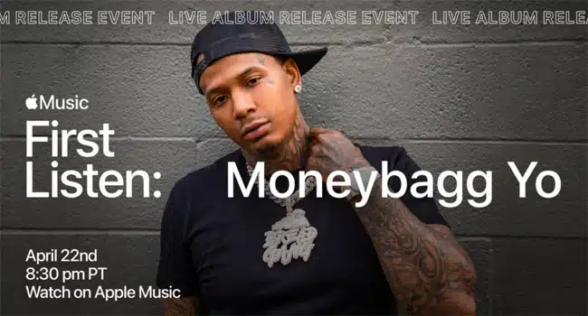 Moneybagg Yo teams with Apple Music for ‘First Listen’ livestream