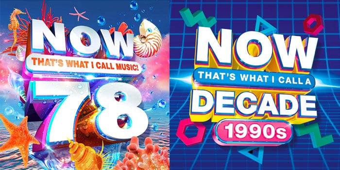‘Now Music 78’ & ‘NOW 1990s’ detailed