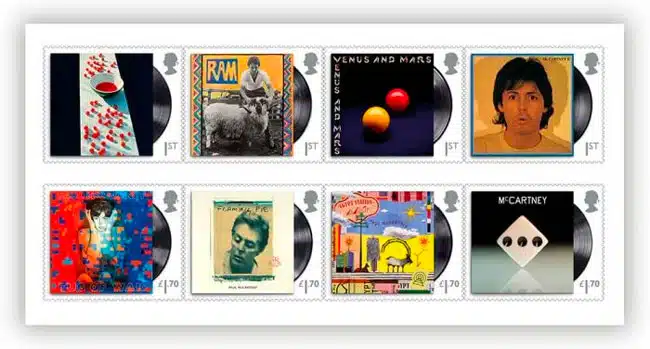 British Royal Mail honoring Paul McCartney