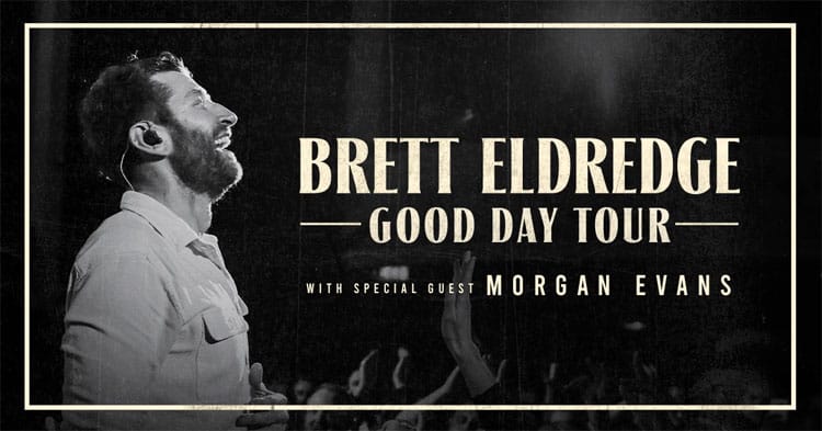 Brett Eldredge announces 2021-2022 Good Day Tour