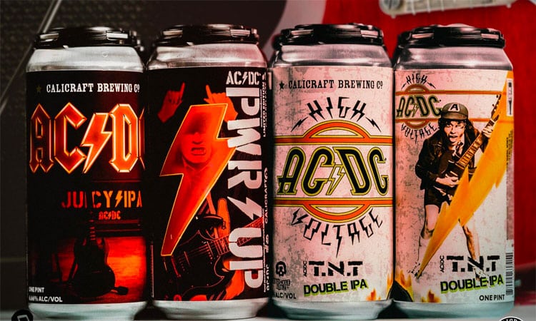 KnuckleBonz & Calicraft Brewing Co announce AC/DC handcrafted beer