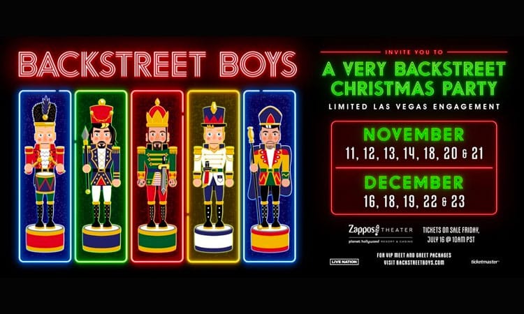Backstreet Boys announce Christmas Vegas residency