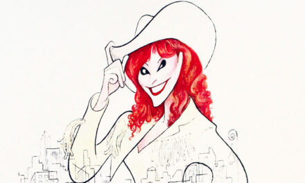 Signed Reba limited edition Annie Oakley drawing being auctioned