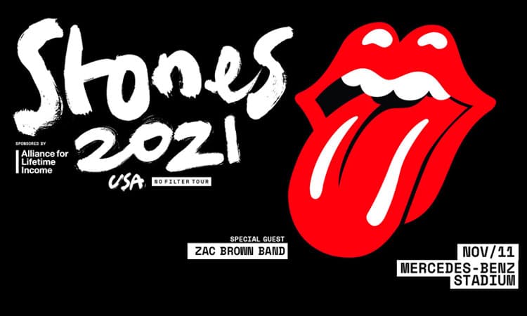 Rolling Stones with Zac Brown Band at Mercedes Benz Stadium