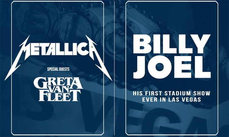 Metallica & Billy Joel headlining Allegiant Stadium Las Vegas