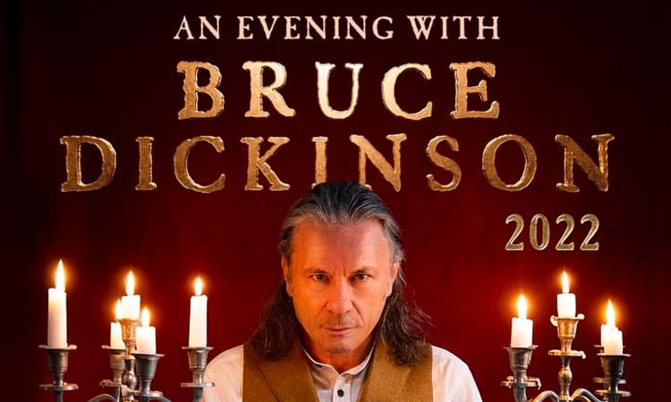 Bruce Dickinson announces North American Spoken Word Tour