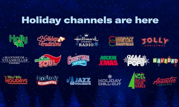 SiriusXM launches 19 holiday music channels for 2021
