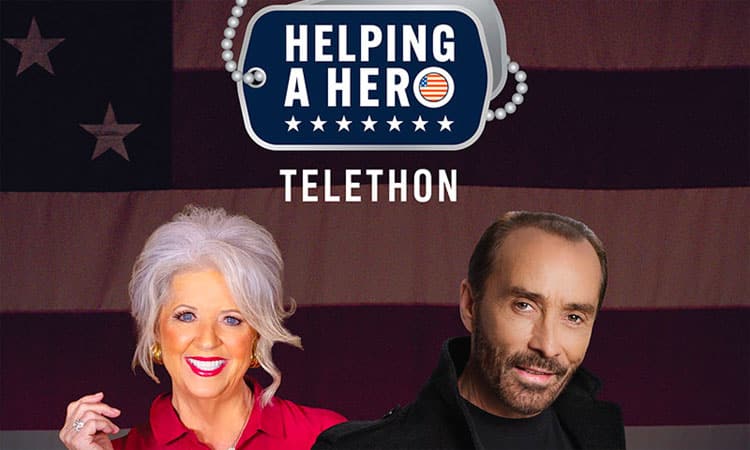 Lee Greenwood, Paula Deen hosting Helping a Hero telethon