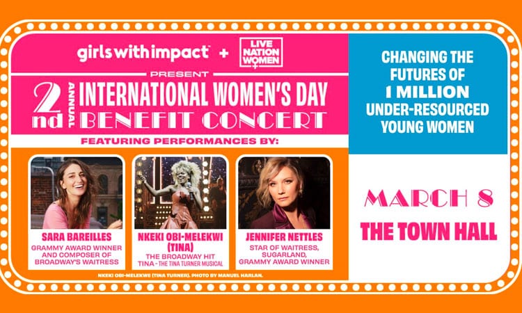 Jennifer Nettles, Sara Bareilles headlining 2022 International Women’s Day Benefit Concert